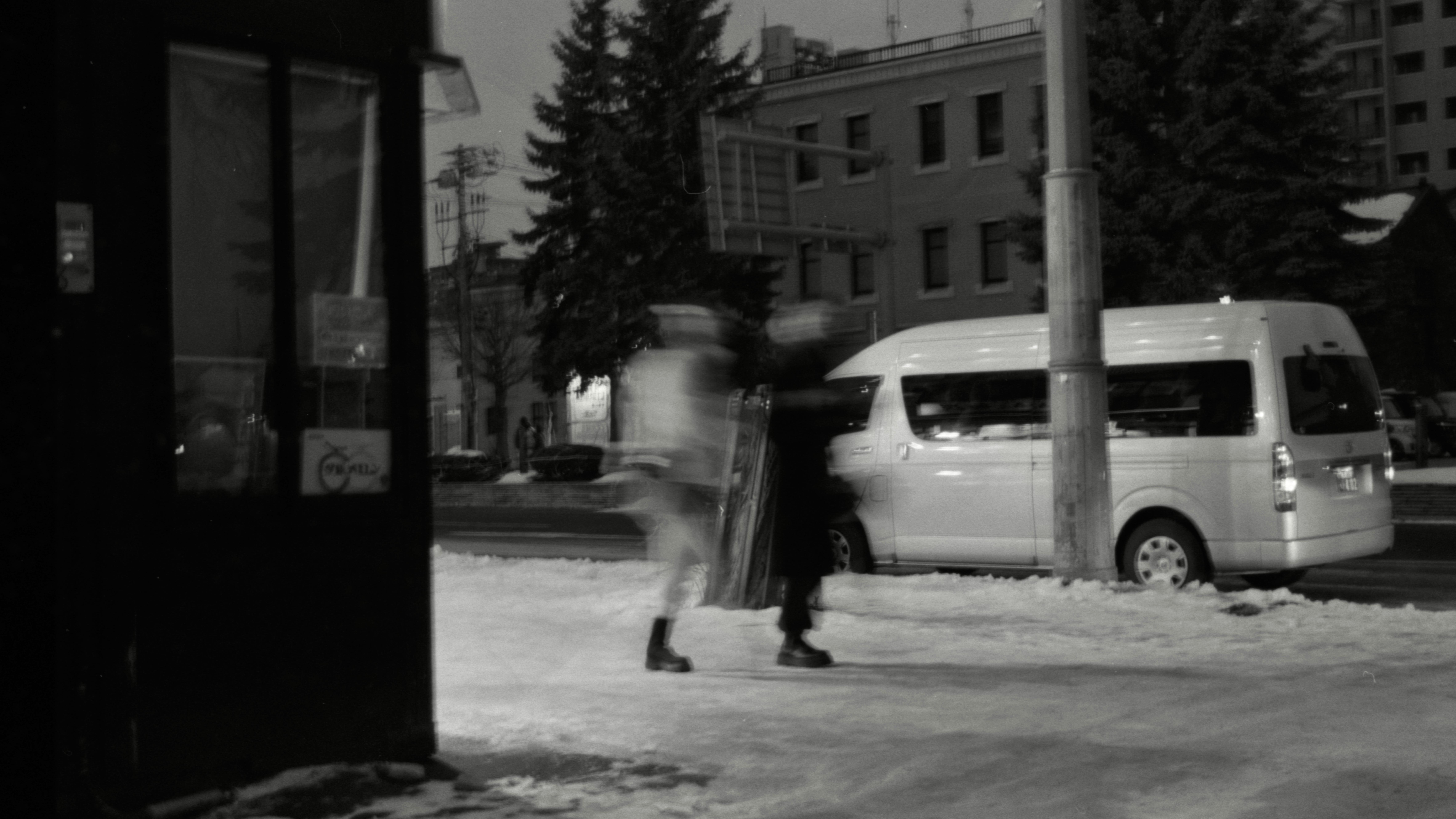 A winter passage in Otaru, photograph two.